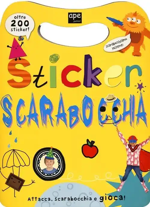 Sticker scarabocchia. Con adesivi. Ediz. illustrata Più Venduto