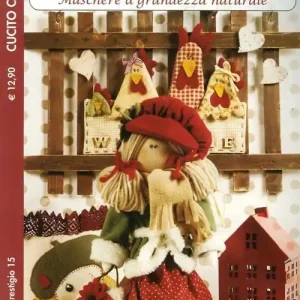Il cucito creativo lo stile country. Maschere a grandezza naturale. Cucito creativo Offerta Lampo