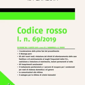 Compra Oggi Stesso Codice rosso l.n. 69/2019