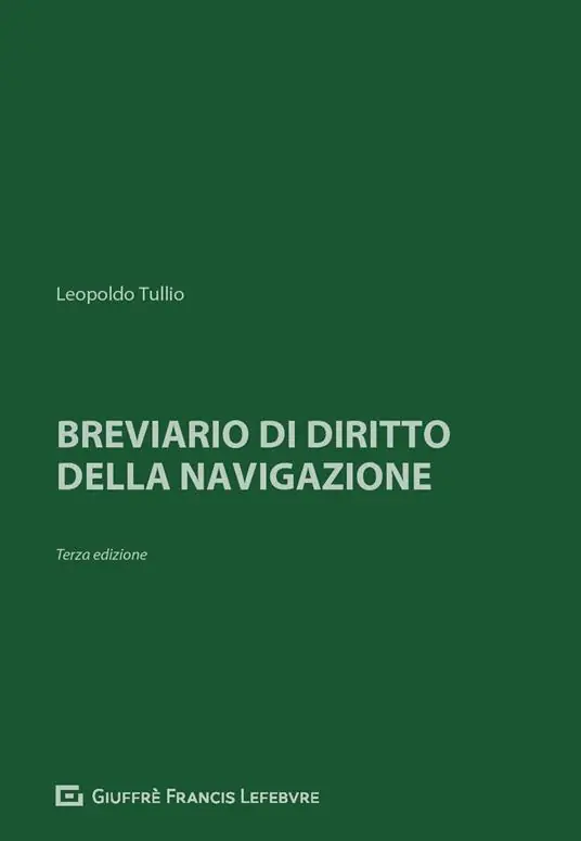 Vendita Finale Breviario di diritto della navigazione