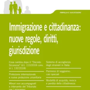 Ultima Occasione Immigrazione e cittadinanza nuove regole, diritti, giurisdizione