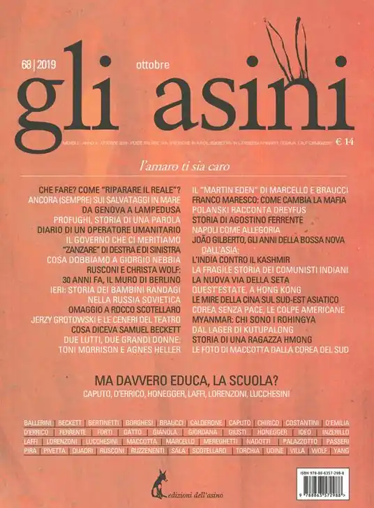 Gli asini. Rivista di educazione e intervento sociale (2019). Vol. 68 Ottobre Compra Oggi Stesso