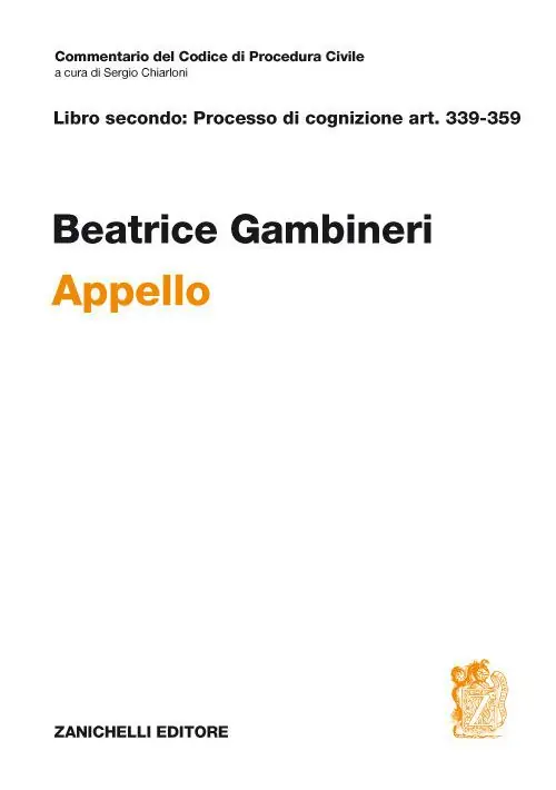 Compra Oggi Stesso ART. 339-359. Appello