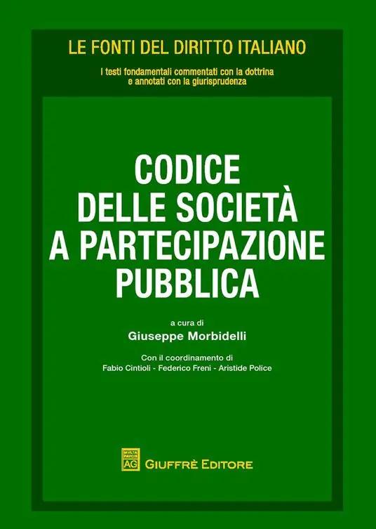 Prezzo Conveniente Codice delle società a partecipazione pubblica