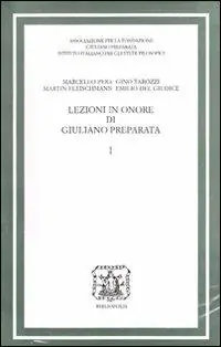 Lezioni in onore di Giuliano Preparata. Vol. 1 Prezzo Scontato