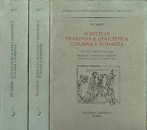 Prezzo Scontato Scritti di filologia e linguistica italiana e romanza