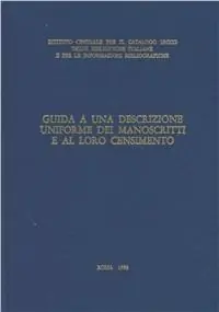 Pagamento Sicuro Guida a una descrizione uniforme dei manoscritti e al loro censimento