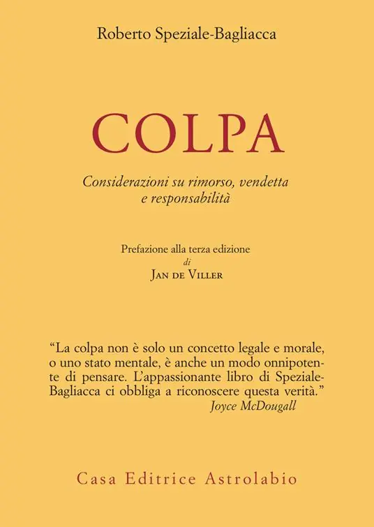 Colpa. Considerazioni su rimorso, vendetta e responsabilità Sconto