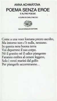 Professionale Poema senza eroe