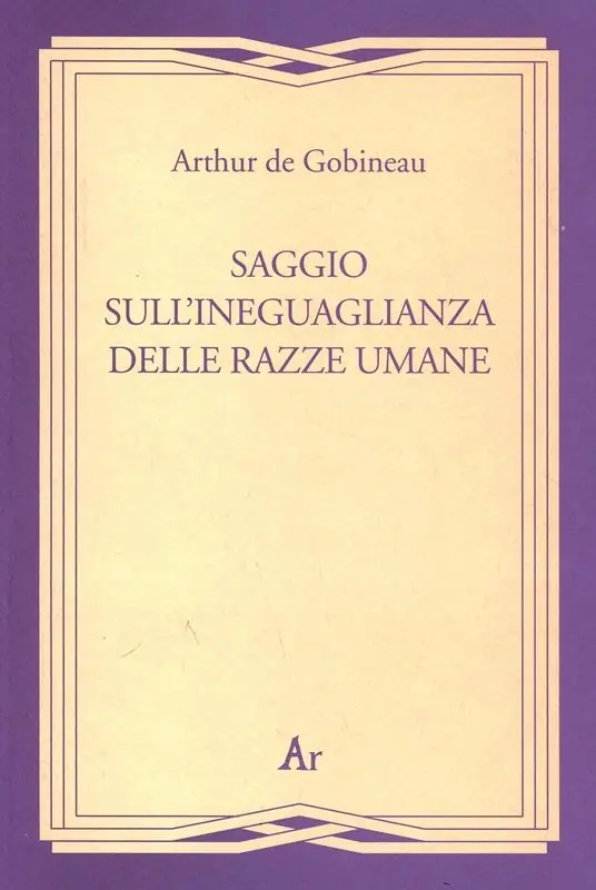 Spedizione Espresso Saggio sull‘ineguaglianza delle razze umane (rist. anast. Roma, 1912)
