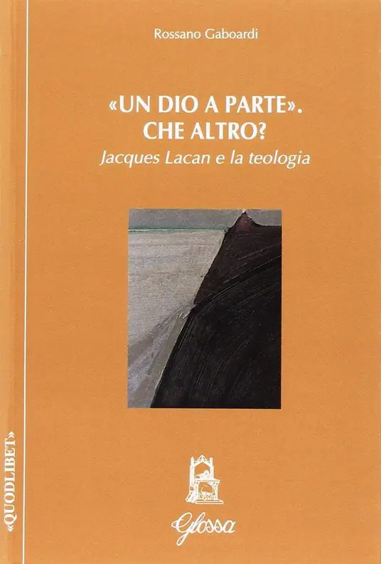 A Buon Prezzo Un «Dio a parte». Che altro? Jacques Lacan e la teologia