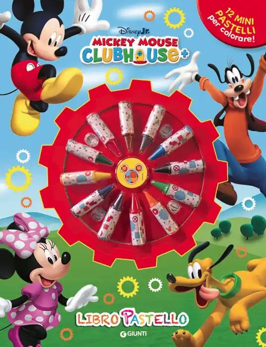 Professionale Mickey Mouse Clubhouse. Libro pastello. Con 12 mini pastelli
