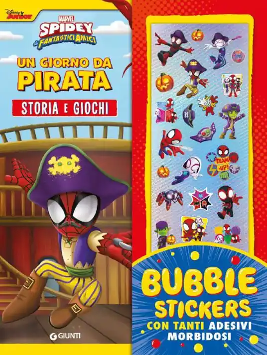 Un giorno da pirata. Bubble stickers. Storia e giochi. Spidey e i suoi fantastici amici. Ediz. a colori. Con Adesivi Compra Online