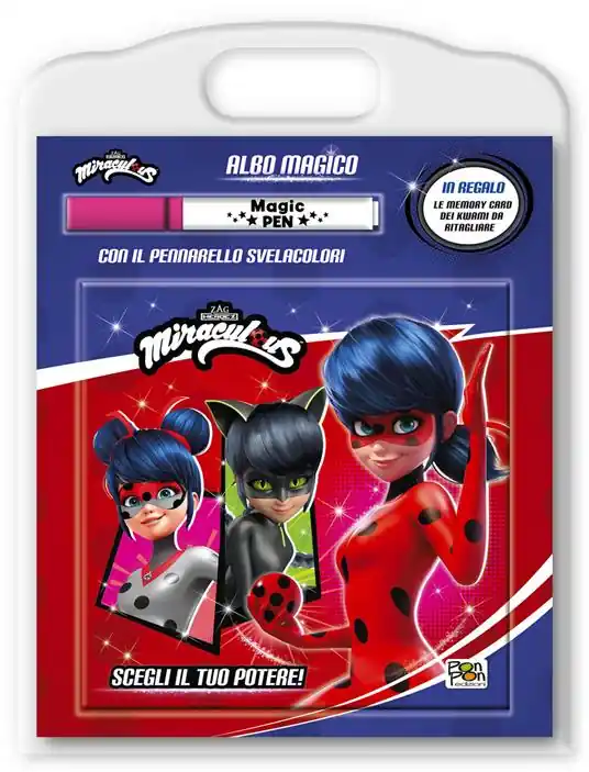Professionale Scegli il tuo potere! Miraculous. Albo magico. Ediz. a colori. Con pennarello svelacolori