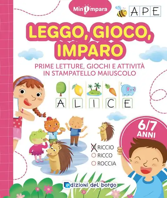 Subito Disponibile Leggo, gioco, imparo. Dalle lettere alle parole. Mini impara. Ediz. a colori