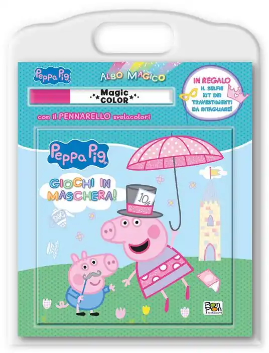 Giochi in maschera. Peppa Pig. Albo magico. Ediz. a colori. Con pennarello svelacolori Sconto