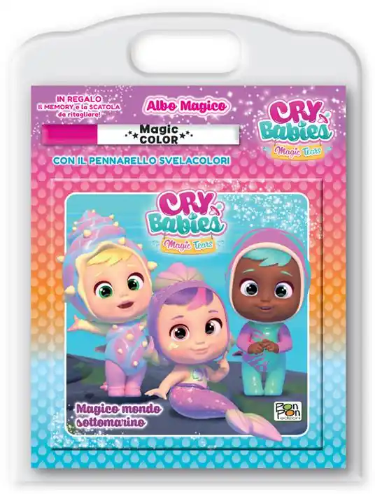 Magico mondo sottomarino. Cry Babies. Albo magico. Ediz. a colori. Con pennarello svelacolori Direttamente Dal Produttore