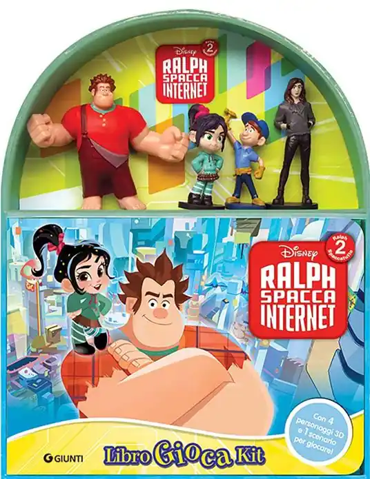 Affare Ralph Spacca Internet. Libro gioca kit. Ediz. a colori. Con 4 personaggi 3D
