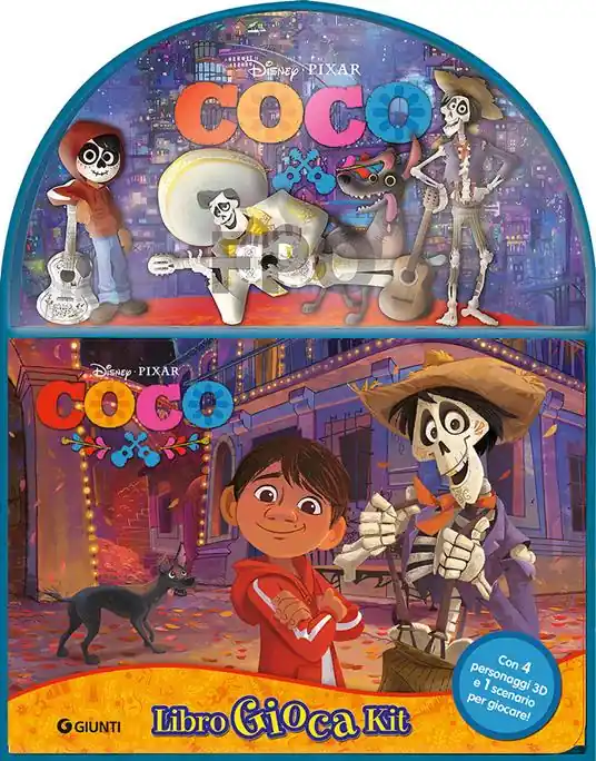 Soddisfatti O Rimborsati Coco. Libro gioca kit. Ediz. a colori. Con 4 personaggi 3D. Con scenario per giocare