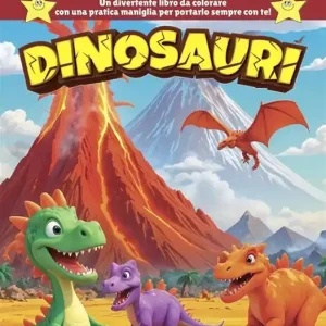 Must-Have Dinosauri. Libro da colorare con maniglia. Ediz. illustrata
