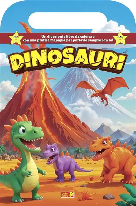 Must-Have Dinosauri. Libro da colorare con maniglia. Ediz. illustrata