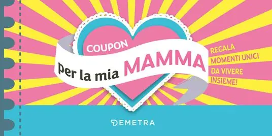 Coupon per la mia mamma. Regala momenti unici da vivere insieme! Pagamento Sicuro