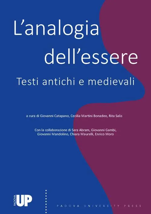 L‘ analogia dell‘essere. Testi antichi e medievali Professionale