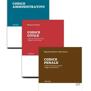 Codice penale-Codice amministrativo-Codice civile. Kit 2024 Prezzo Scontato
