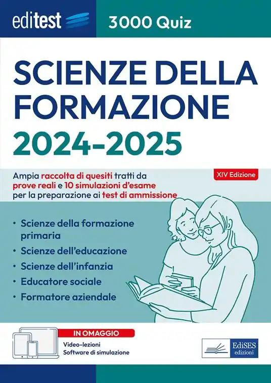 EdiTEST. Scienze della formazione. 3000 quiz. Ampia raccolta di quesiti tratti da prove reali e 10 simulazioni d‘esame per la preparazione ai test di accesso. Con software di simulazione Prezzo Basso