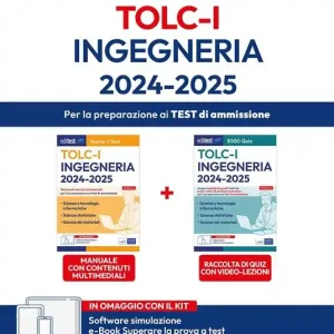 Kit completo TOLC-I Ingegneria. Con sofware di simulazione Popolare