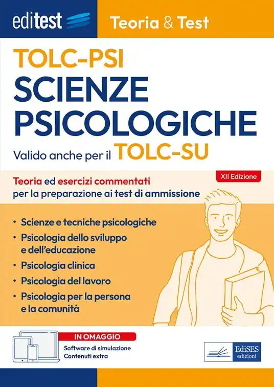 EdiTEST. Scienze psicologiche. Teoria & test. Nozioni teoriche ed esercizi commentati per la preparazione ai test di accesso. Con software di simulazione Spedizione Espresso