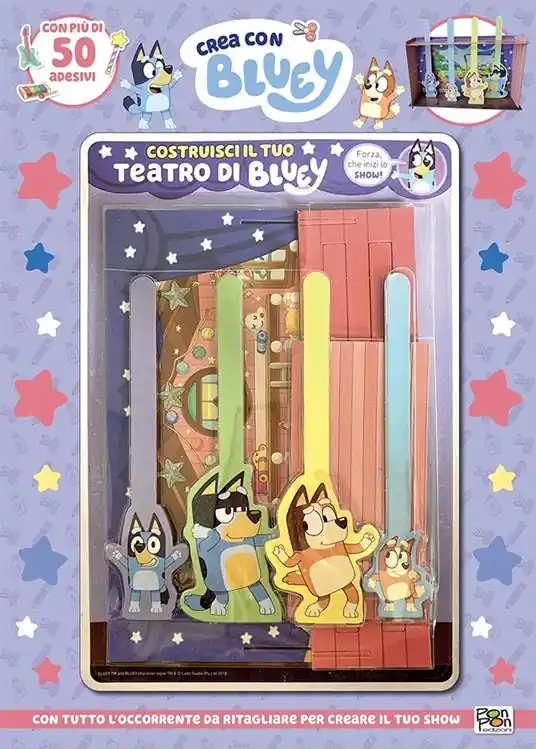 Costruisci il tuo teatro di Bluey. Crea con Bluey. Ediz. a colori. Con teatrino da costruire Compra Online
