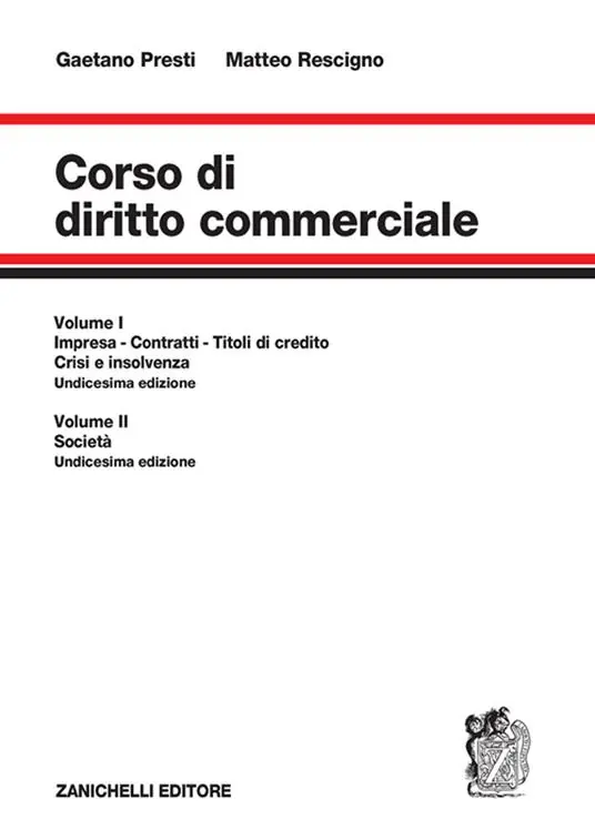 Corso di diritto commerciale. Vol. 1 Impresa, contratti, titoli di credito, fallimento Prezzo Ridotto