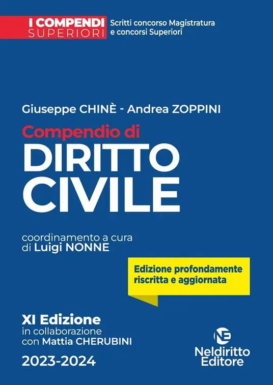 Offerta Compendio di diritto civile 2023-2024