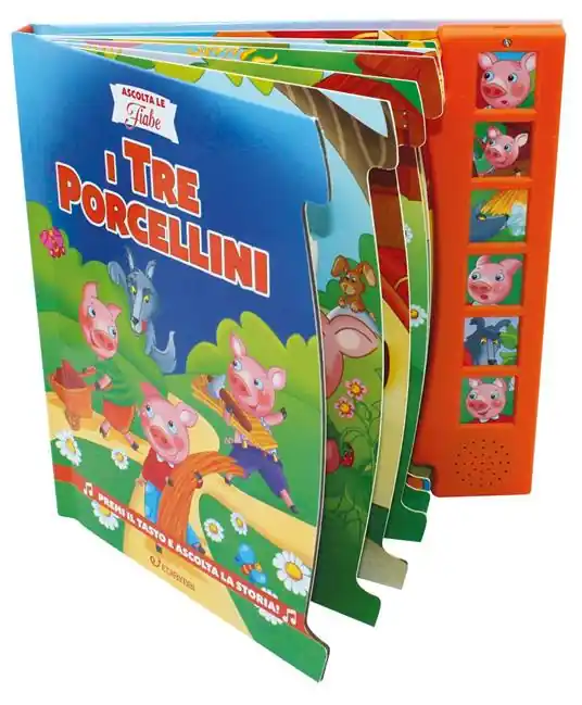 I tre porcellini. Ascolta le fiabe. Ediz. a colori Direttamente Dal Produttore