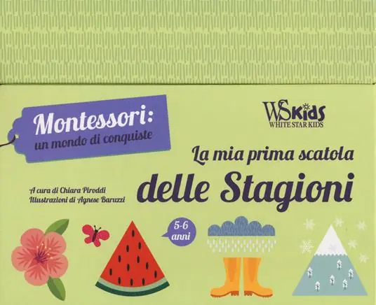 Professionale La mia prima scatola delle stagioni. Montessori un mondo di conquiste. Ediz. a colori. Con gadget