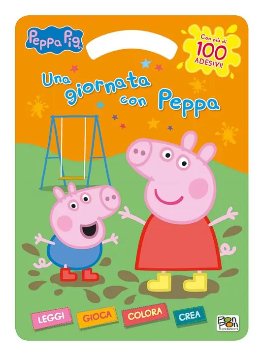 Una giornata con Peppa Pig. Con adesivi. Ediz. a colori Ultimissimo Modello