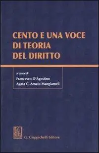 Promo Stagionale Cento e una voce di teoria del diritto