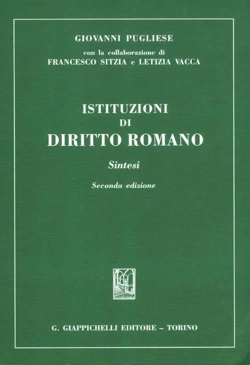 Istituzioni di diritto romano. Sintesi Promozione Esclusiva