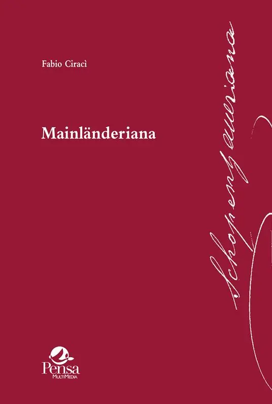 Mainländeriana Subito Disponibile