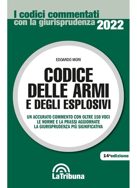 Professionale Codice delle armi e degli esplosivi