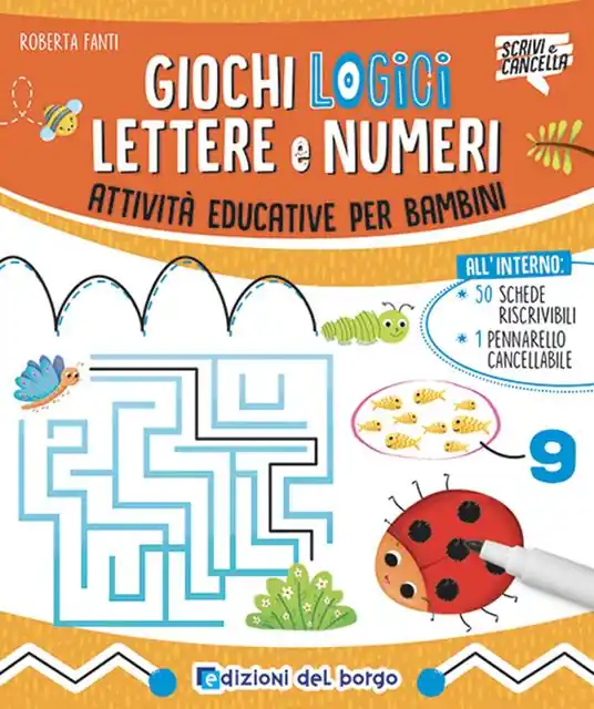 Prezzo Basso Giochi logici, lettere e numeri. Ediz. a colori. Con pennarello cancellabile