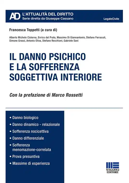 Il danno psichico e la sofferenza soggettiva interiore Sconto