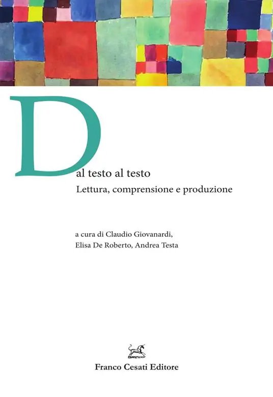 Dal testo al testo. Lettura, comprensione e produzione Promozione