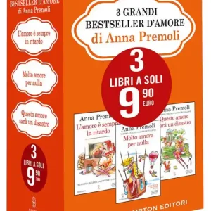3 grandi bestseller d‘amore di Anna Premoli Non ho tempo per amarti-Un imprevisto chiamato amore-È solo una storia d‘amore Super Prezzo