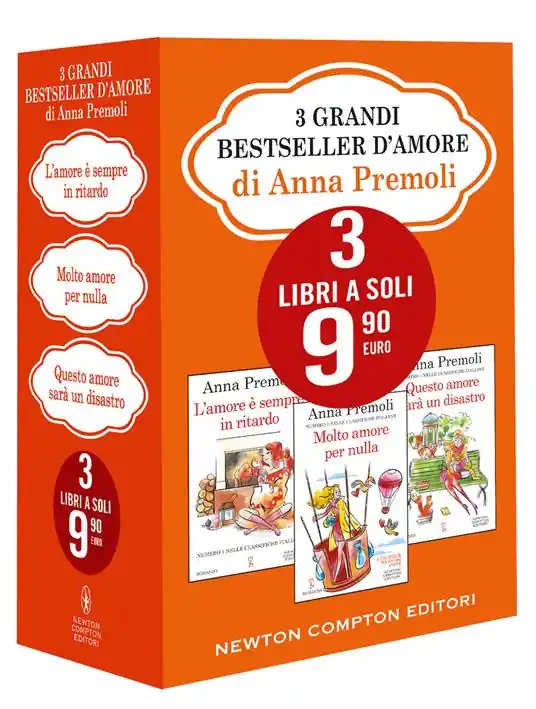 3 grandi bestseller d‘amore di Anna Premoli Non ho tempo per amarti-Un imprevisto chiamato amore-È solo una storia d‘amore Super Prezzo