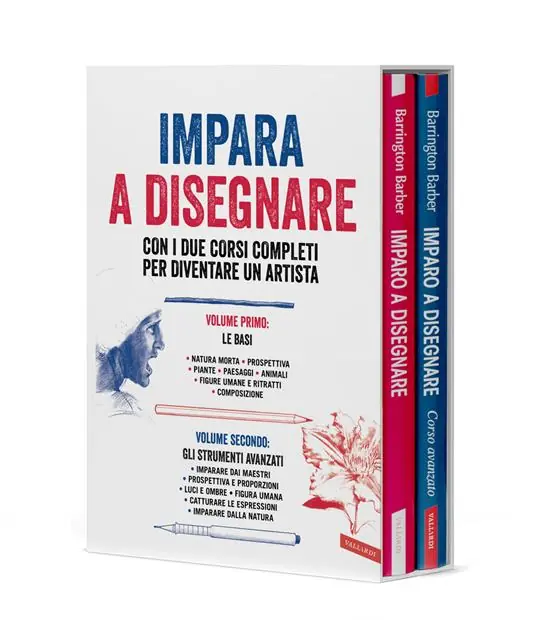 Impara a disegnare con i due corsi completi per diventare un artista. Le basi. Gli strumenti avanzati. Ediz. illustrata Ultime Pezzi