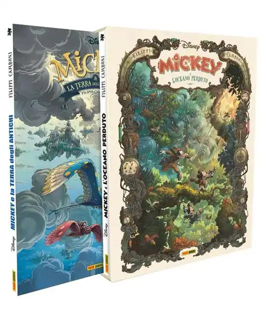 Mickey e l‘oceano perduto-Mickey e la terra degli antichi. L‘arte di Silvio Camboni Promozione Esclusiva