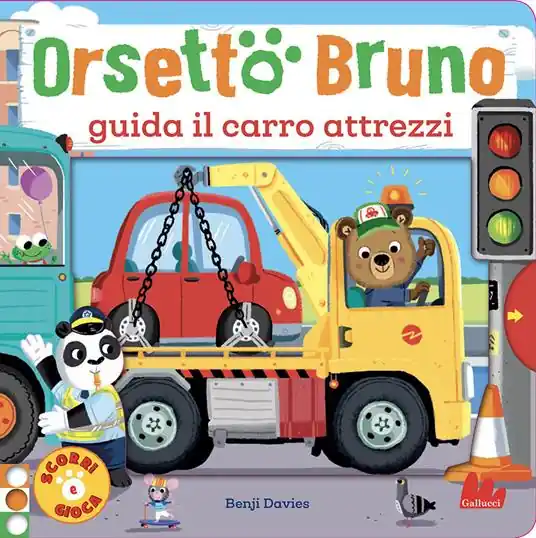 Prezzo Di Fabbrica Orsetto Bruno guida il carro attrezzi. Ediz. a colori