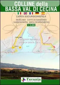 Carta escursionistica delle colline della Bassa Val di Cecina. Ediz. multilingue Prezzo Conveniente